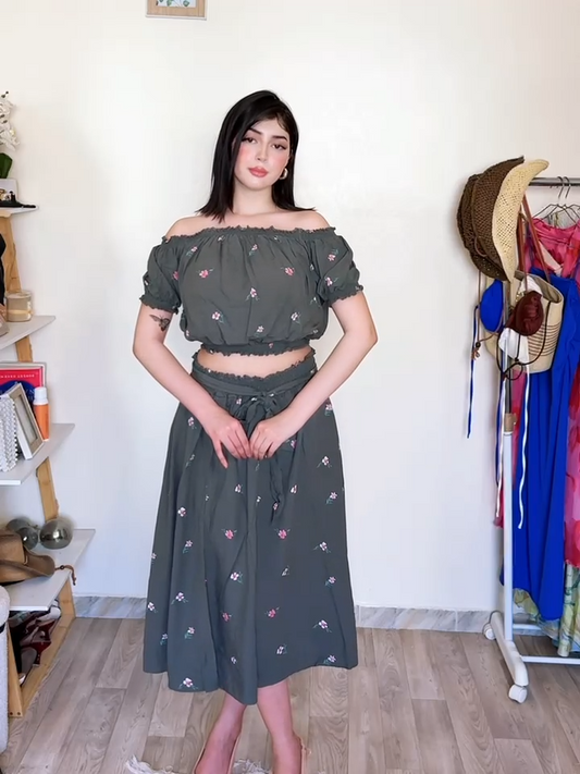 Ensemble Élégant en Tissu Léger – Eloral