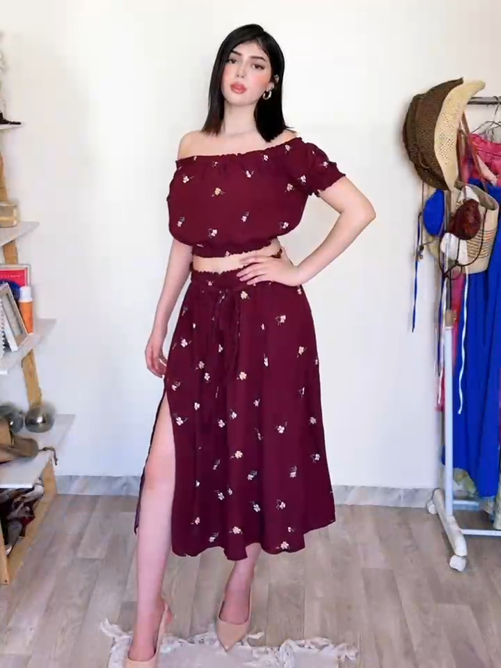 Ensemble Élégant en Tissu Léger – Eloral
